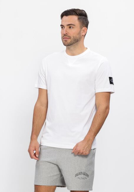 Witte CALVIN KLEIN T-shirt BADGE REGULAR TEE - large