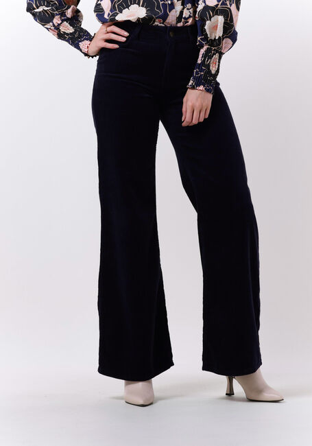 Donkerblauwe FABIENNE CHAPOT Wijde broek EVA CORD WIDE LEG TROUSERS - large