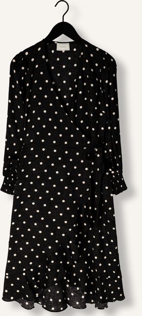 Zwarte NEO NOIR Midi jurk EVA RETRO DOT DRESS Zwarte NEO NOIR Midi jurk EVA RETRO DOT DRESS - large