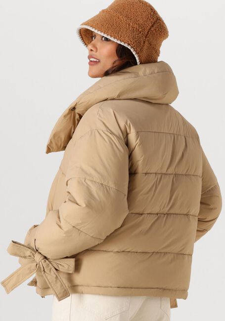 Beige CO'COUTURE Gewatteerde jas MEGAN CROPPED PUFFER JACKET - large