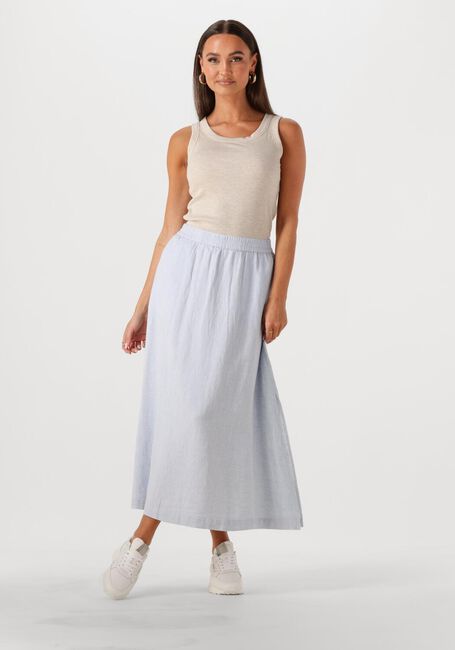 Lichtblauwe MSCH COPENHAGEN Midirok MSCHPENNIE GINIA HW SKIRT - large