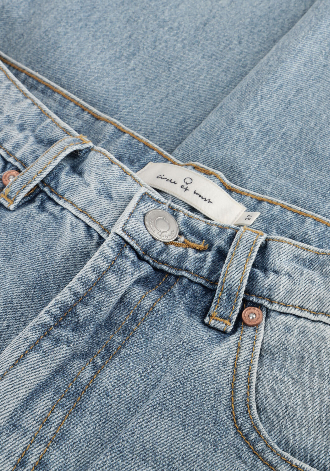 Lichtblauwe CIRCLE OF TRUST Straight leg jeans JAXX DNM - large