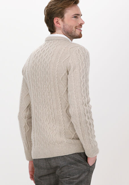 Gebroken wit FORÉT Trui GROW WOOL CABLE KNIT - large