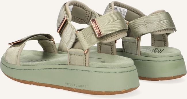 Groene WODEN Platte sandalen LINE Groene WODEN Platte sandalen LINE - large