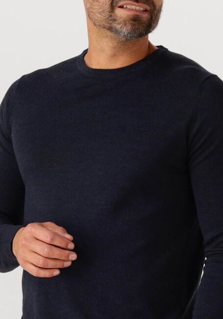 Donkerblauwe STEFANO LAURAN Trui CREW - large