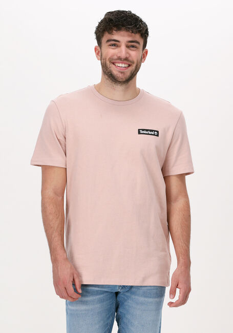 Roze TIMBERLAND T-shirt WOVEN BADGE TEE - large