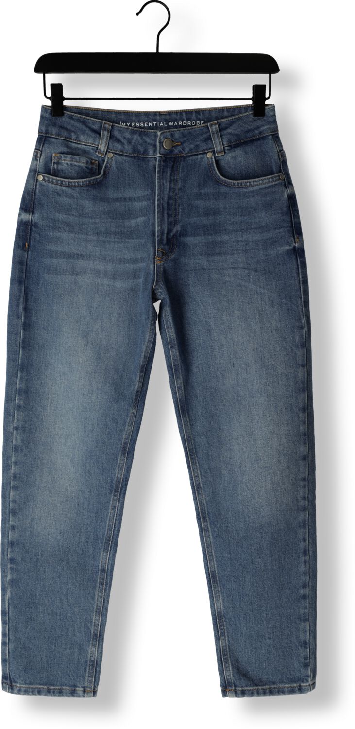 MY ESSENTIAL WARDROBE Dames Jeans 34 The Mommy 139 High Tapered Blauw