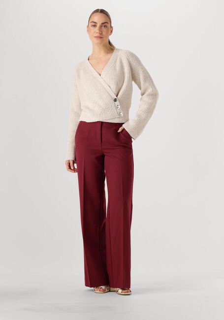 Ecru SECOND FEMALE Vest GERDA KNIT CARDIGAN - large