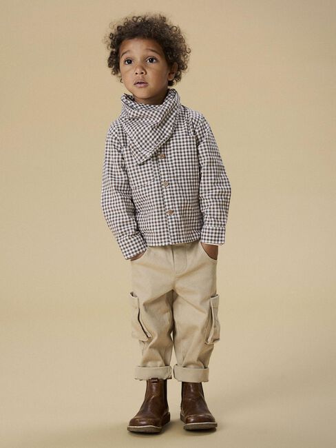 Beige LIL' ATELIER Cargobroeken NMMTARU LOOSE TWILL PANT 1177 - large