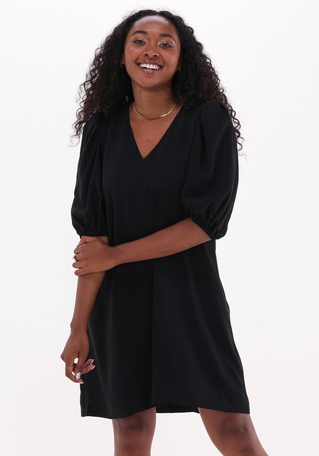 zwarte modstr m mini jurk asha dress