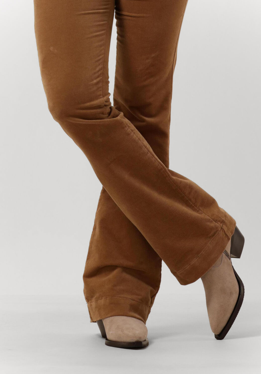 Beige SHABBIES Enkellaarsjes 182020399 - large