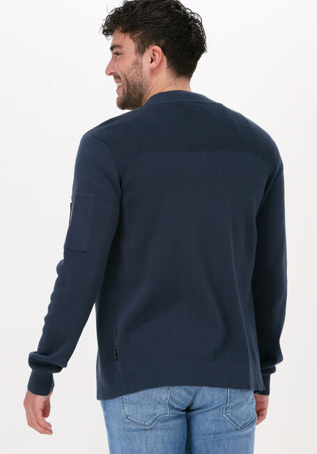 Blauwe SAINT STEVE Vest HENDRIK - large