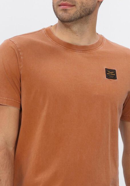Oranje PME LEGEND T-shirt ACID WASH + GARMENT DYE - large