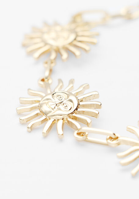 Goudkleurig NOTRE-V Oorbellen NECKLACE SUN - large