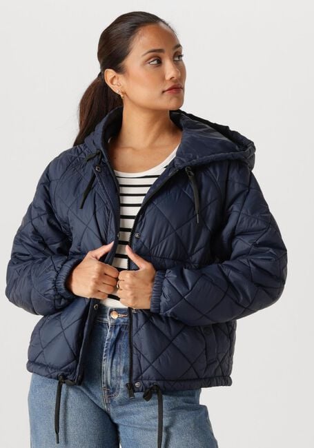 Donkerblauwe WITHBLACK Gewatteerde jas WBLASTRID QUILTED JACKET - large