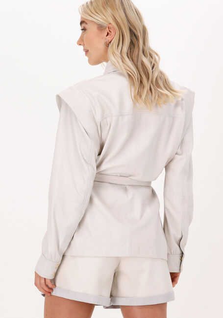 Witte IBANA Leren jas JORDAN - large