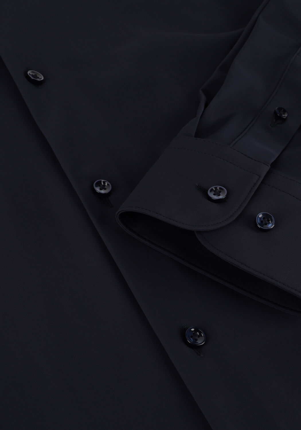 Donkerblauwe BOSS BLACK Klassiek overhemd P-HANK-S-KENT-C1-222 - large