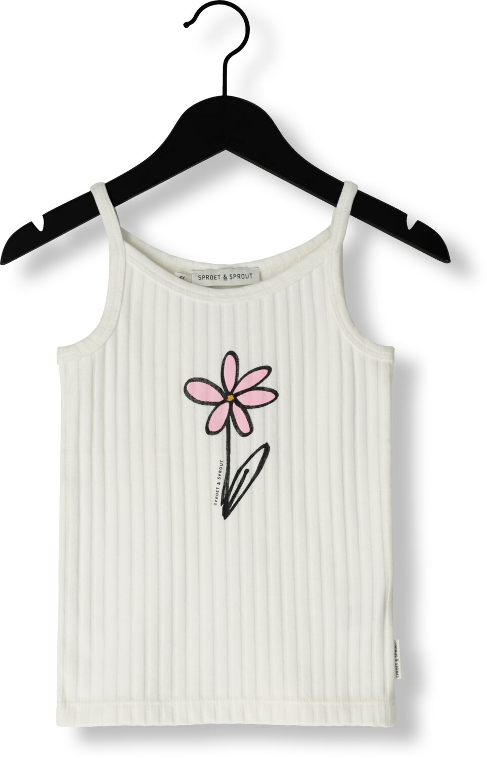 Sproet & Sprout Meisjes Tops & T-shirts Singlet Daisy Gebroken Wit