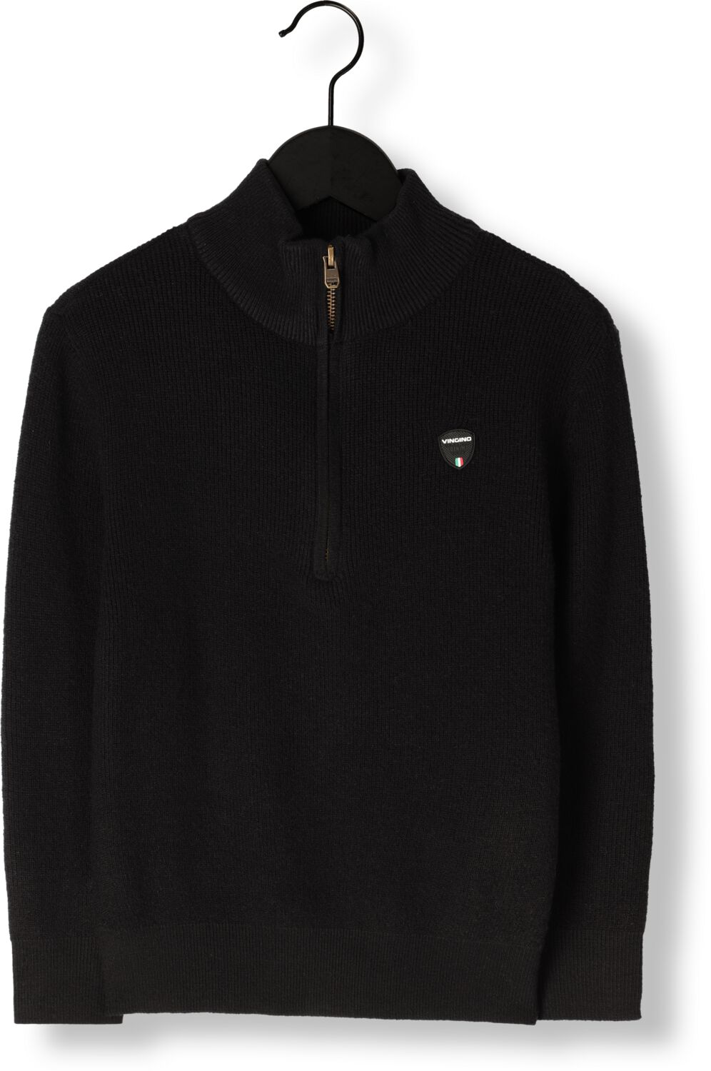VINGINO Jongens Truien & Vesten Knit-half-zip Zwart