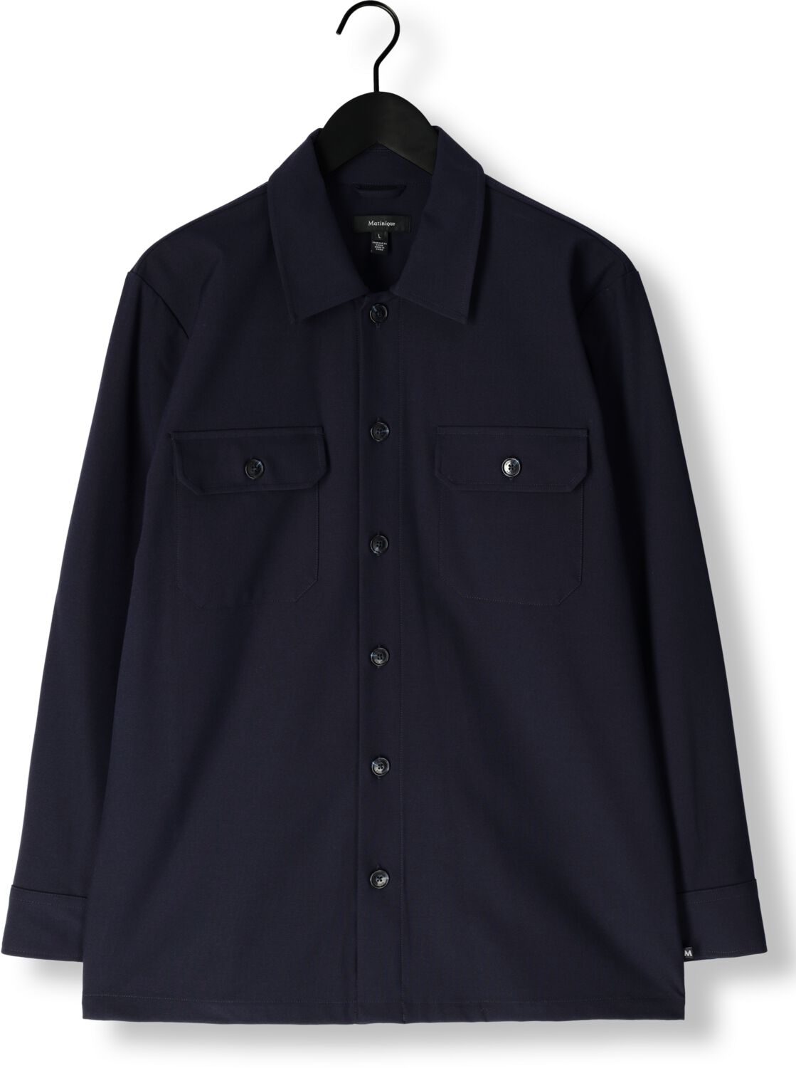 MATINIQUE Heren Overshirts Madamo Zwart