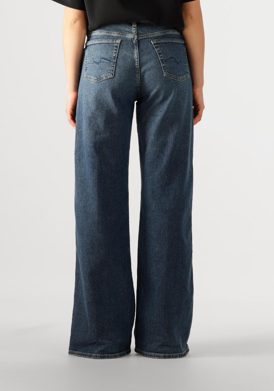 7 FOR ALL MANKIND Dames Jeans Lotta Bay Blauw