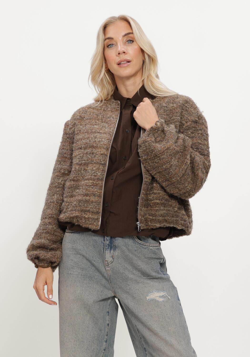 Bruine CIRCLE OF TRUST Jack RUMI JACKET - large
