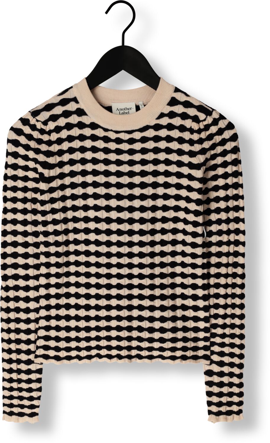 ANOTHER LABEL Dames Truien & Vesten Aster Knitted Pull Zwart