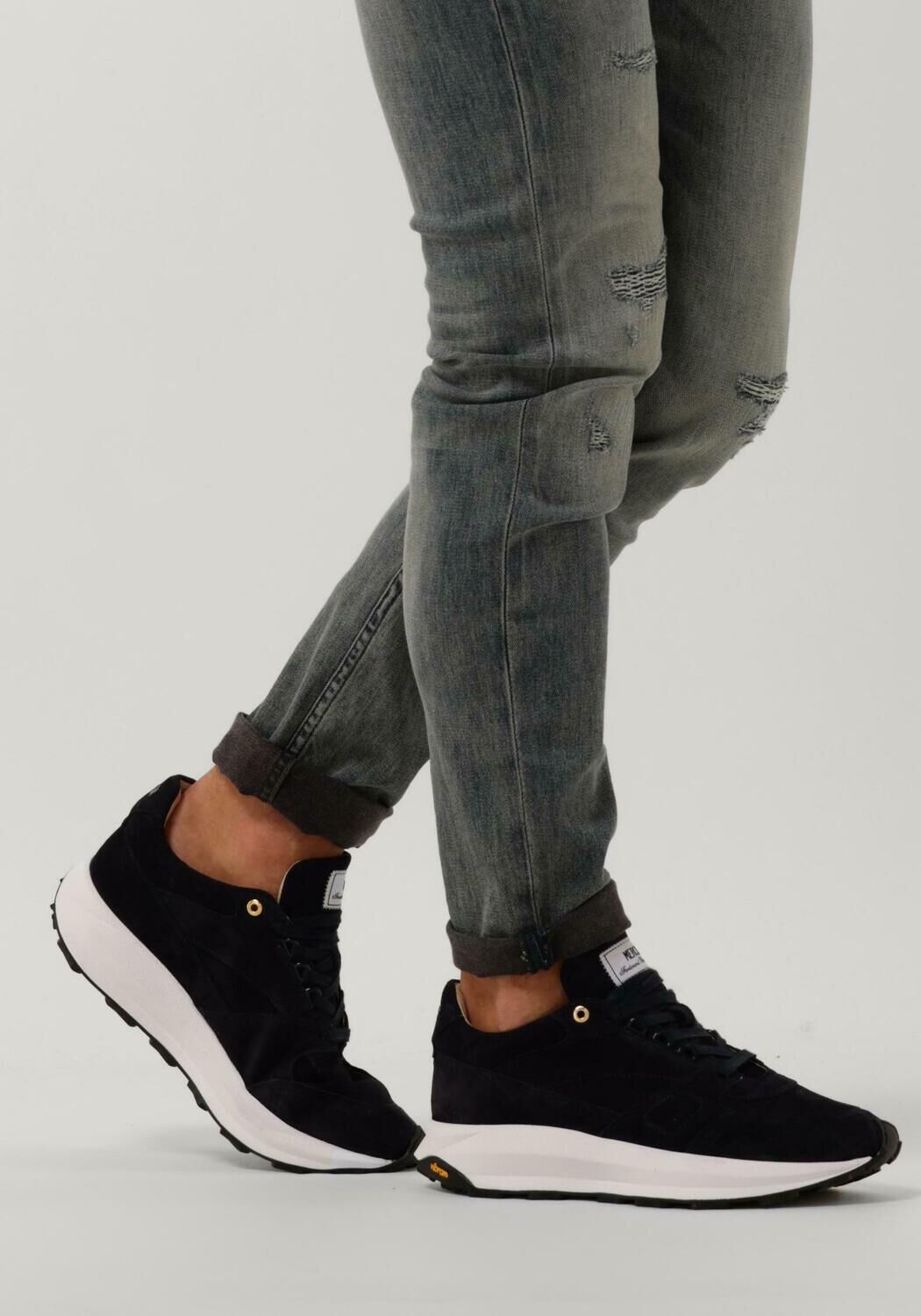 Blauwe MERCER AMSTERDAM Lage sneakers RACER HEREN Omoda