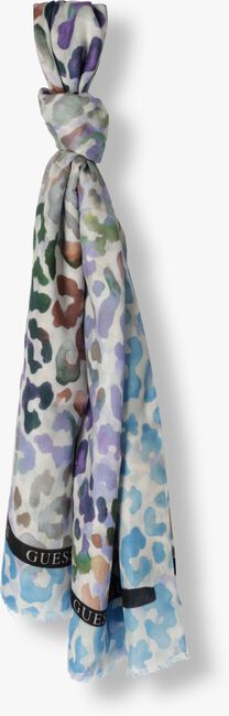Blauwe GUESS Sjaal SCARF 90X180 - large