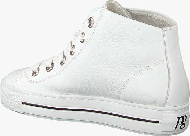 Witte PAUL GREEN Hoge sneaker 4735 - large