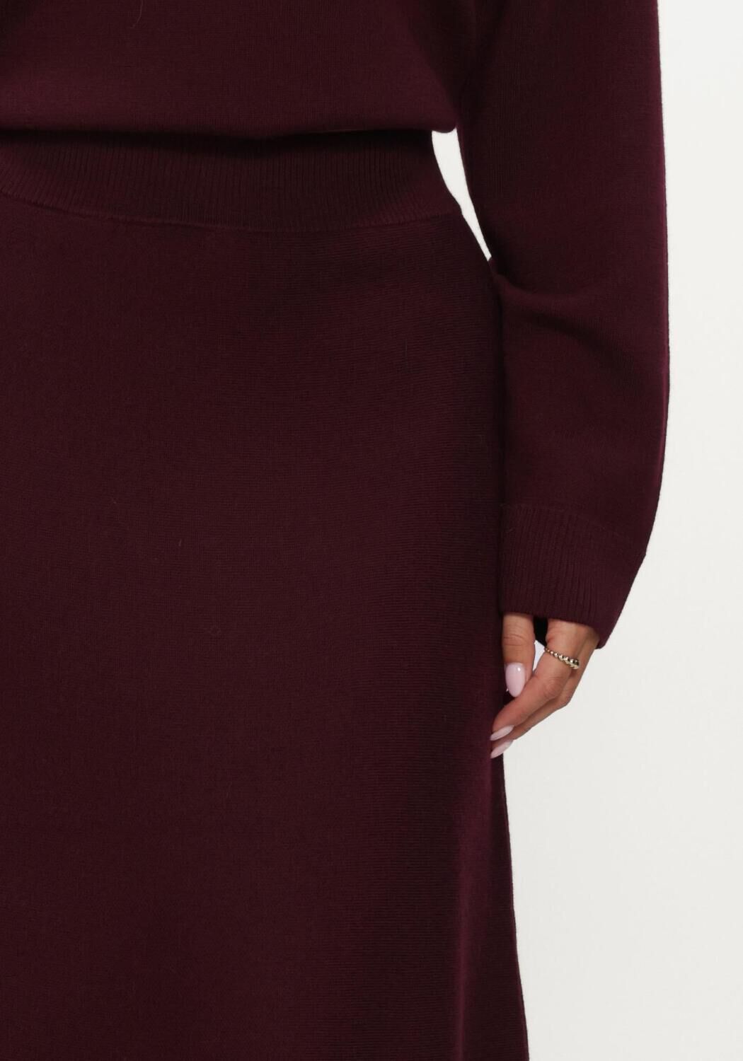 TWIST & TANGO Dames Rokken Felina Knitted Skirt Bordeaux