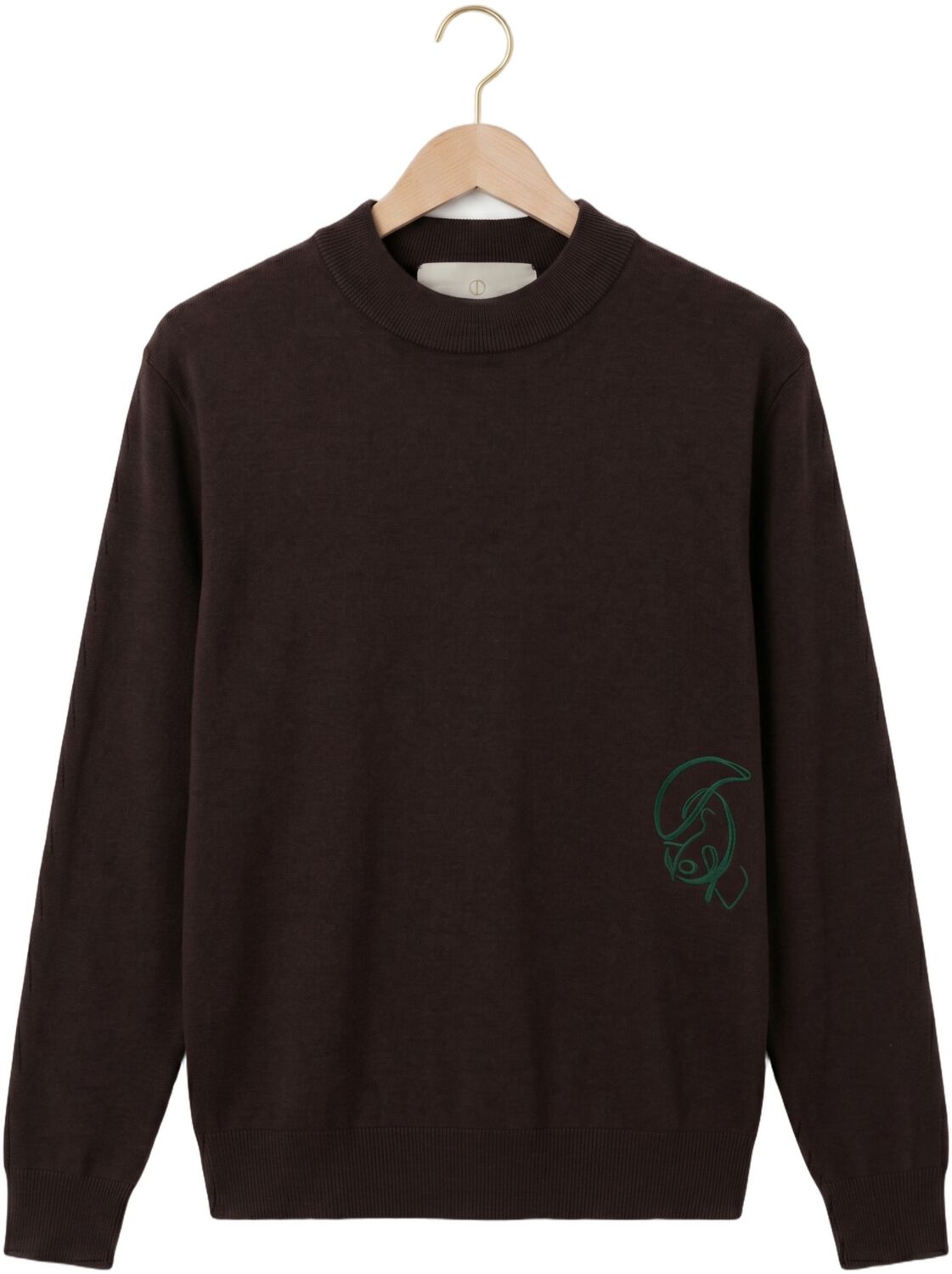 DSTREZZED Heren Truien & Vesten Ds_percy Mockneck Bruin
