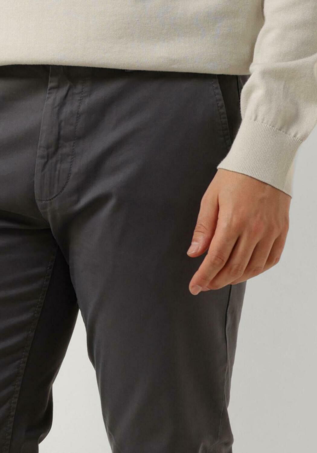 BOSS ORANGE Heren Broeken Chino_slim Grijs