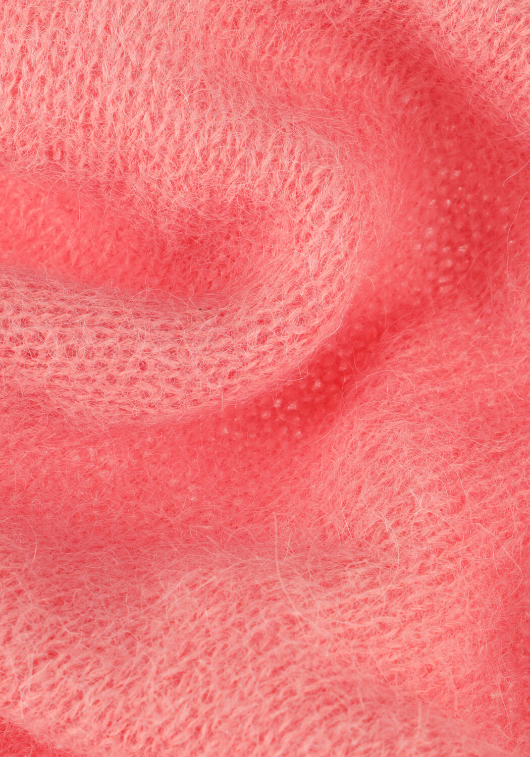 Roze SUMMUM Trui V-NECK SWEATER FEATHER LIGHT ALPACA KNIT - large