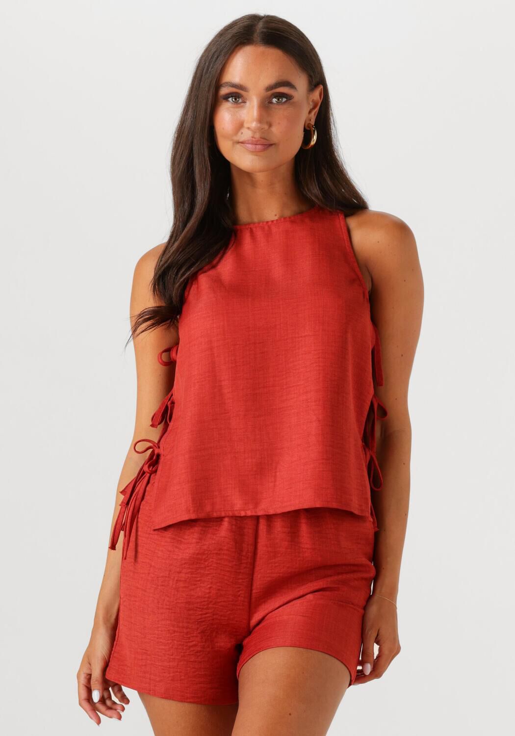 YDENCE Dames Tops & T-shirts Top Nella Rood