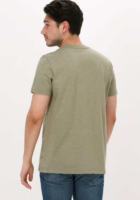 Olijf PME LEGEND T-shirt SHORT SLEEVE R-NECK OPEN END MELANGE JERSEY - large