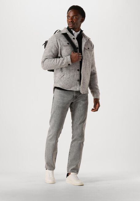 Grijze PROFUOMO Overshirt OVERSHIRT DONEGAL - large