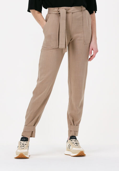 Bruine SIMPLE Pantalon WOVEN PANTS HIRA STRUC - large