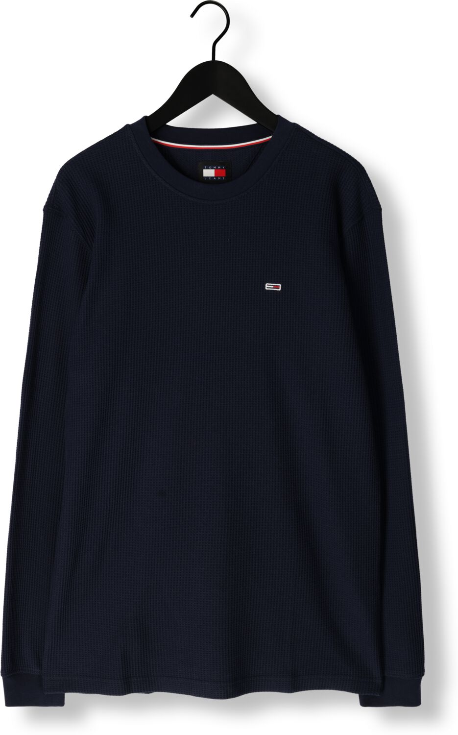 TOMMY JEANS Heren Truien & Vesten Tjm Reg Waffle L s Tee Donkerblauw