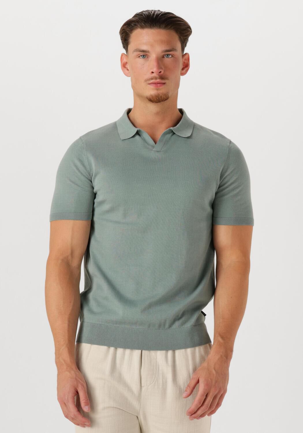 SAINT STEVE Heren Polo's & T-shirts Sean Groen