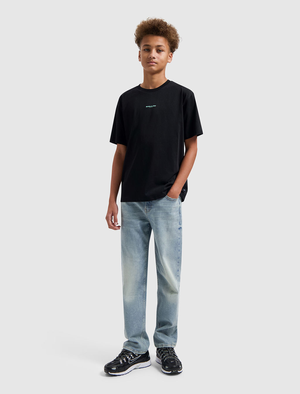 Zwarte BALLIN T-shirt 017124 - large