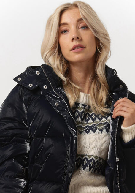 Zwarte SCOTCH & SODA Gewatteerde jas WATER REPELLENT TECHNICAL PUFFER JACKET - large