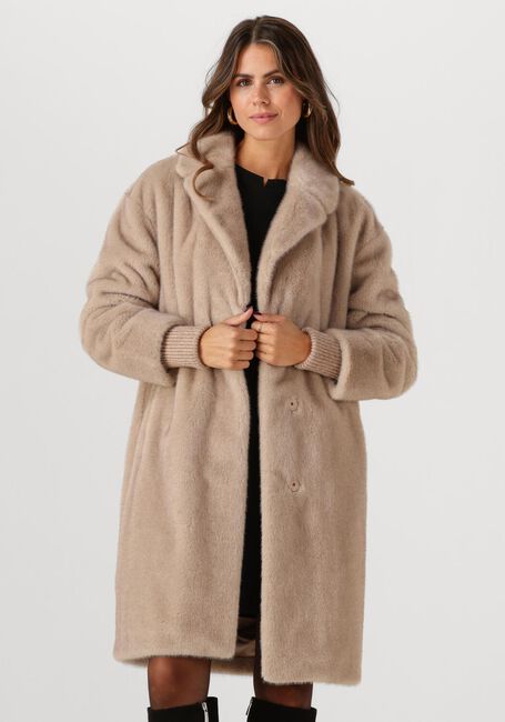 Bruine BEAUMONT Faux fur jas NILLA COAT - large