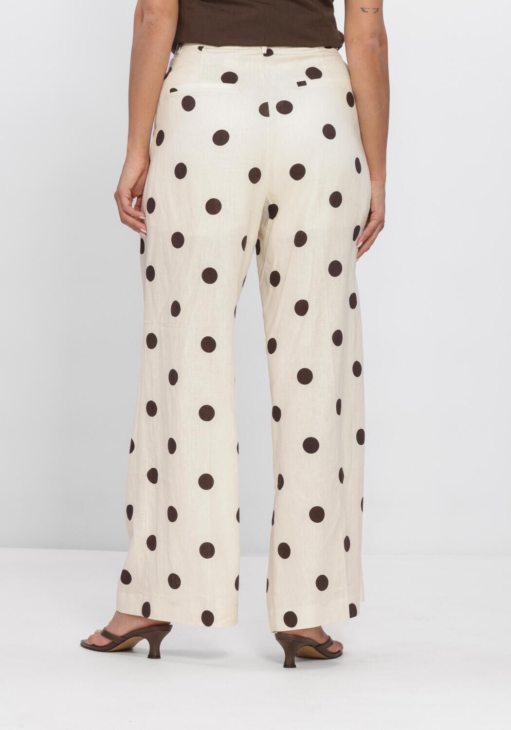 Ecru GRACE & MILA Broeken SS2623015 - large