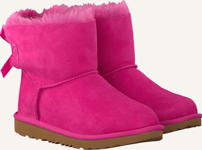 Roze UGG Vachtlaarzen MINI BAILEY BOW II KIDS Roze UGG Vachtlaarzen MINI BAILEY BOW II KIDS - large