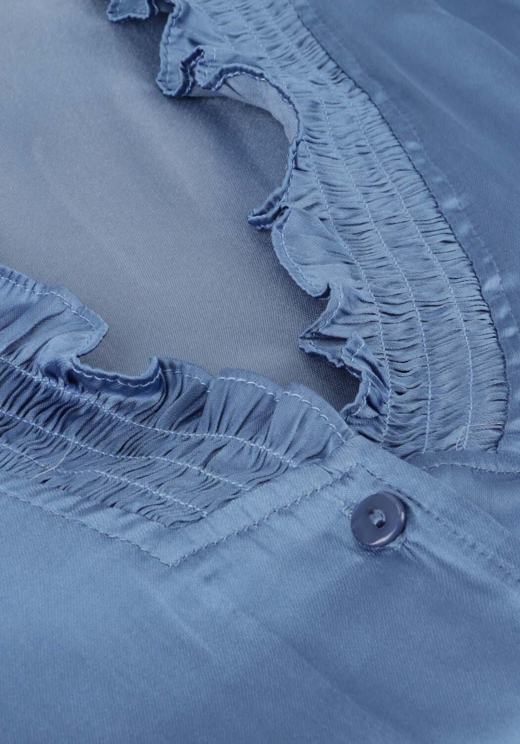 Blauwe NEO NOIR Blouses BRIELLE SATIN BLOUSE - large