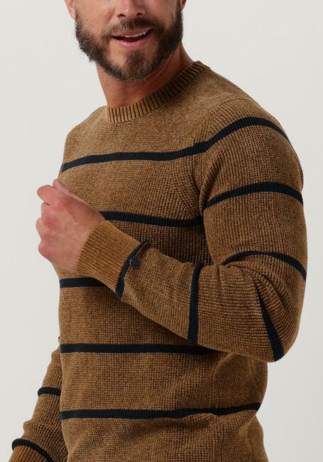 Camel CAST IRON Trui R-NECK REGULAR FIT CHENILLE COTTON PLATED - large
