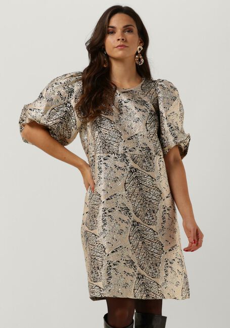 Zwarte CO'COUTURE Mini jurk GINA JACQUARD DRESS - large