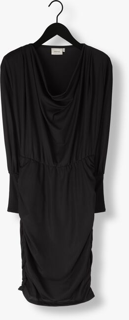 Zwarte GESTUZ Midi jurk UMINAGZ DRESS - large