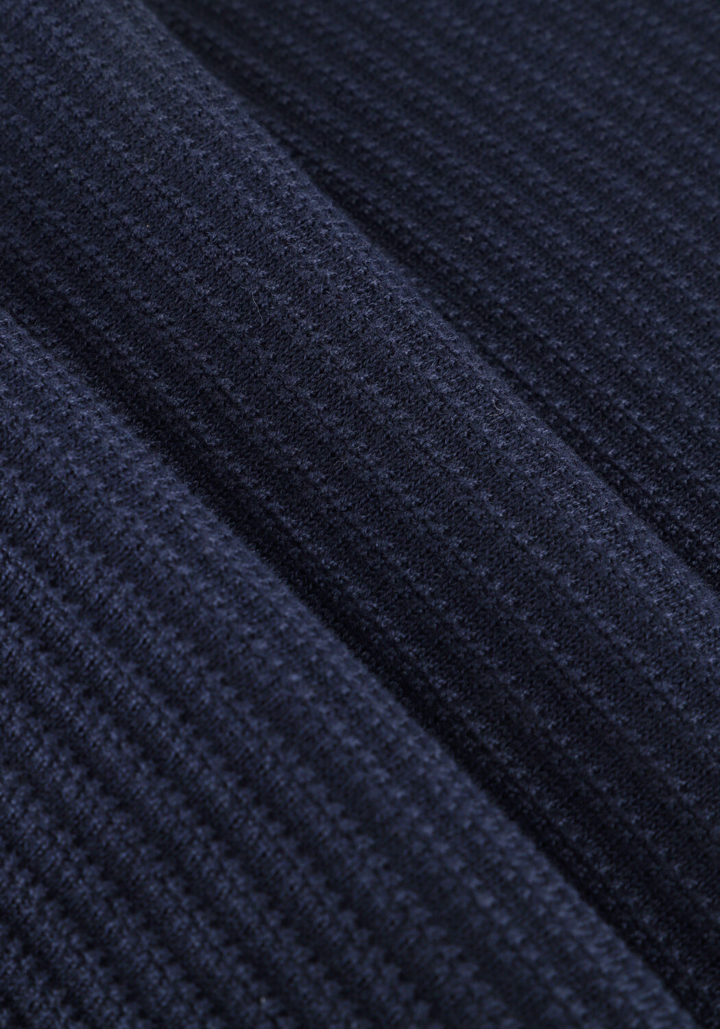 Donkerblauwe TOMMY HILFIGER Trui SEASONAL STRUCTURE CNECK - large